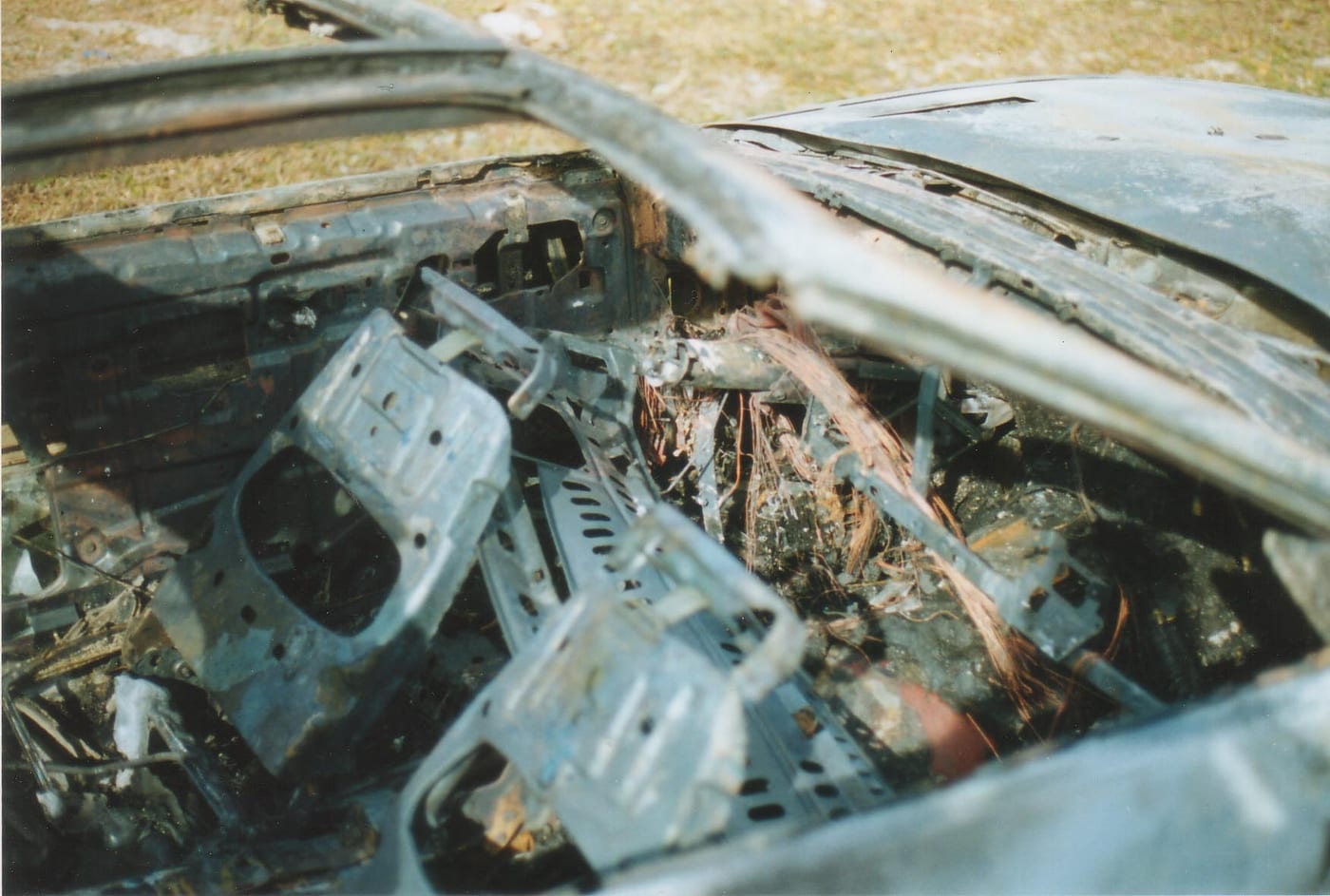 Burnt remains — angle 3